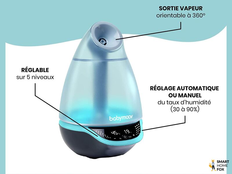 babymoov hygro plus fonctions